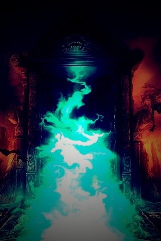 Демонические врата обои