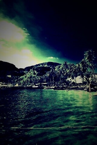 Призрачный пляж обои