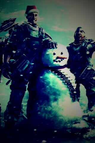 Новый год в шутере обои