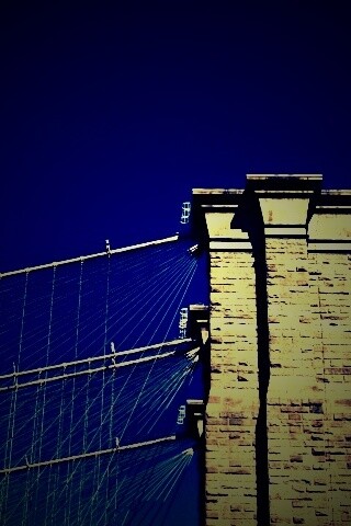 Одна из арок Бруклинского Моста обои