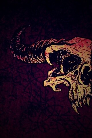 Череп дьявола обои