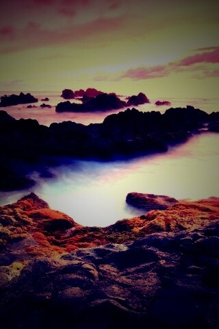 Острова в тумане обои