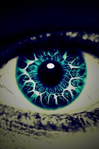 Бирюзовый глаз обои