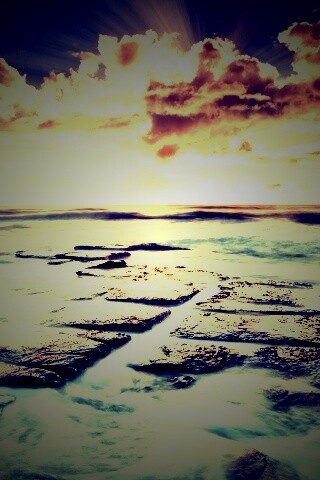 Море в HDR обои