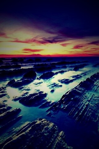 Рифы в тумане обои