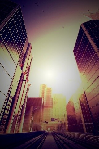 Улица из Mirrors Edge обои