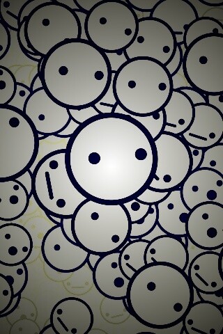 Фон из смайликов обои