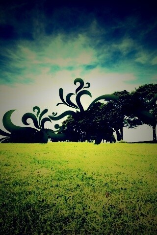 На равнине обои