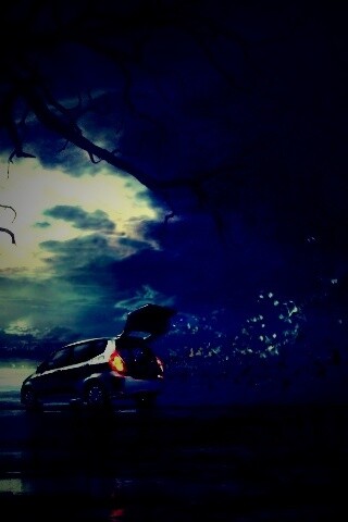 Темное авто обои