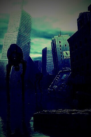 Постапокалиптический город обои