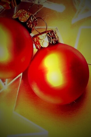 Елочные игрушки обои