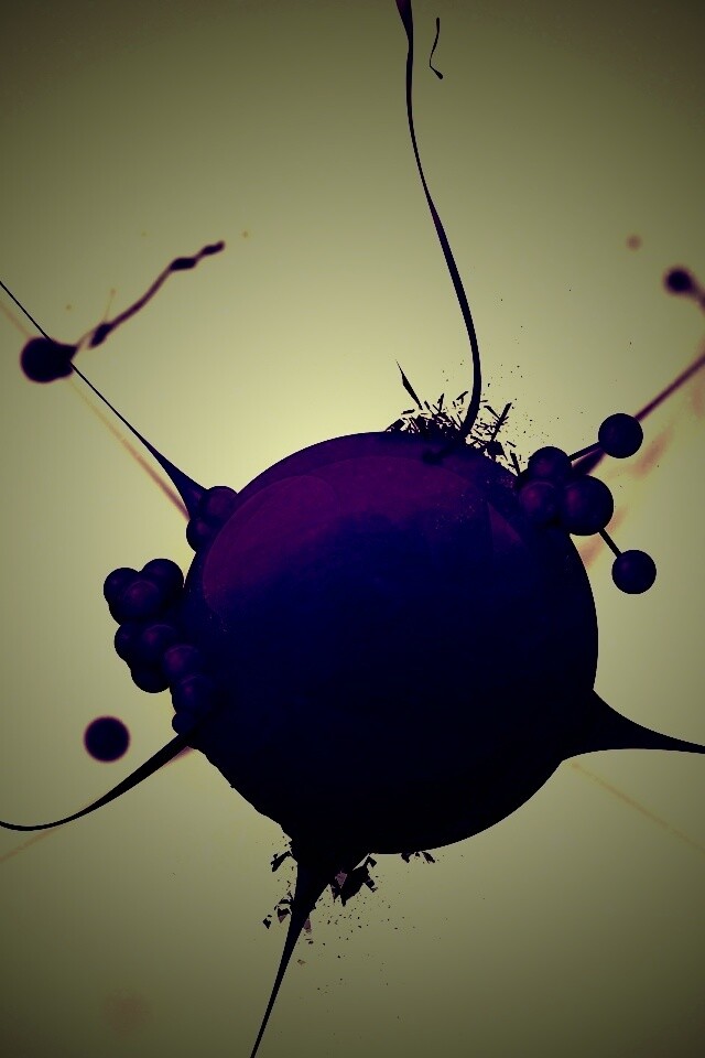 Клякса обои