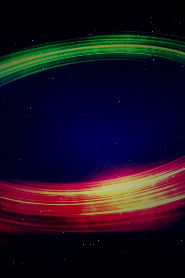 Радужный световой круг обои
