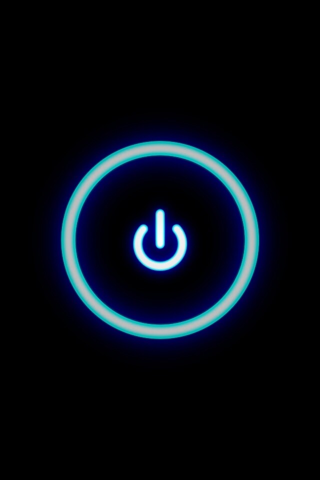 Горящая кнопка запуска обои