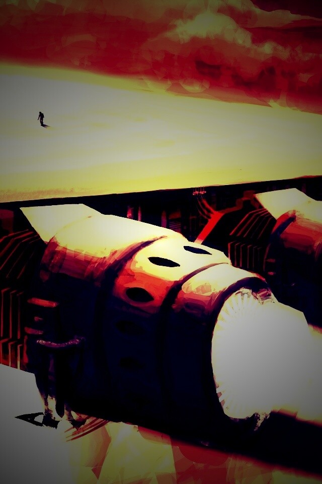 Разгон космического корабля обои