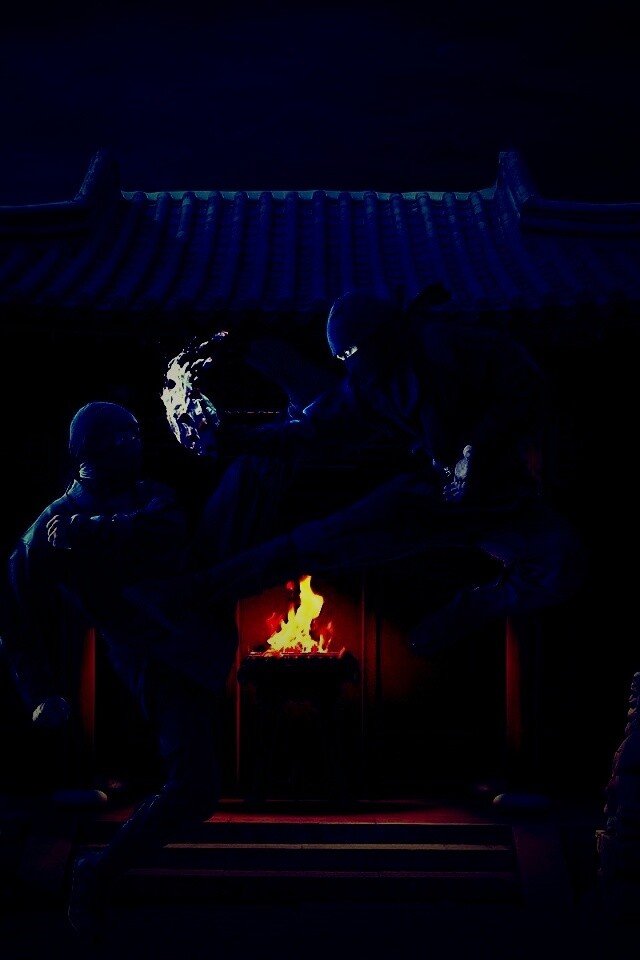 Бой ниндзя обои