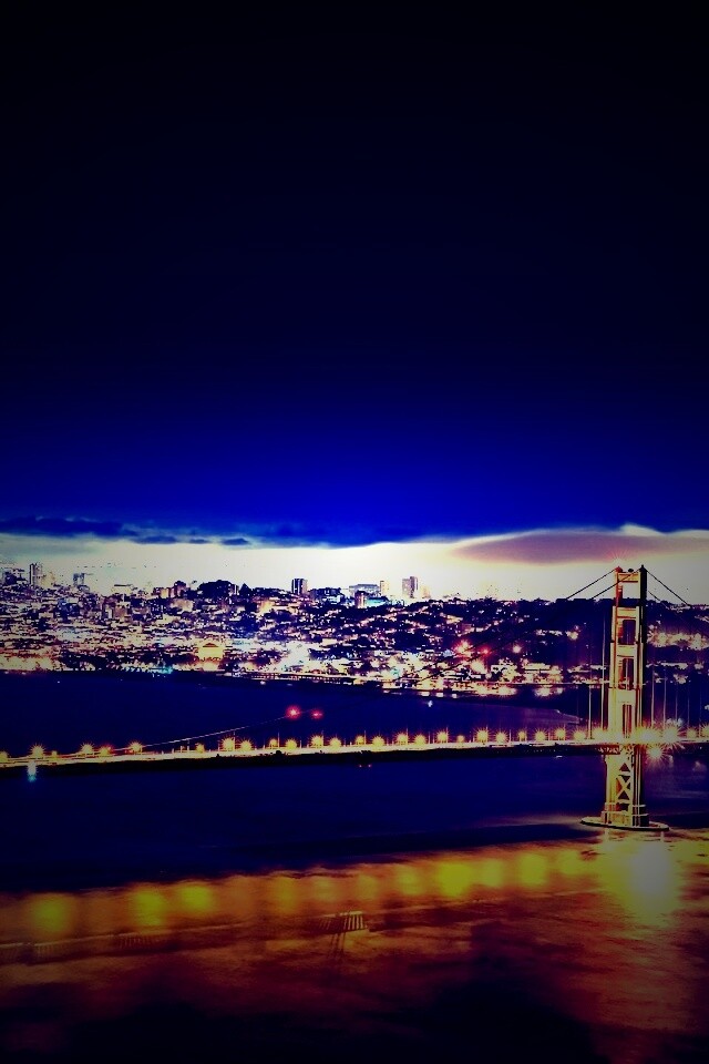 Ночной Нью-Йорк обои