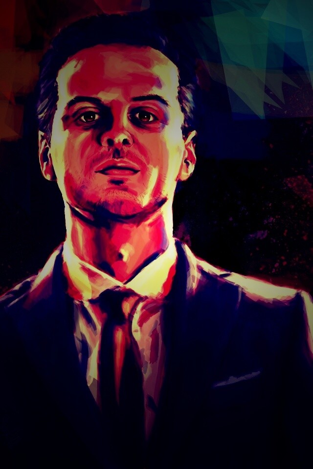 Портрет Джима Мориарти обои