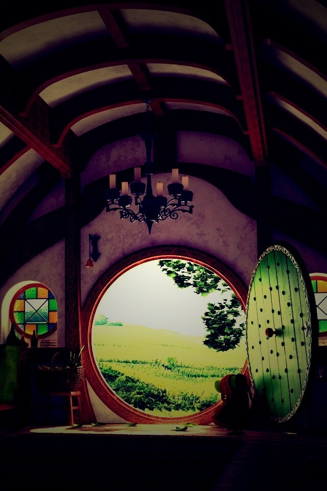 Дом хоббитов обои