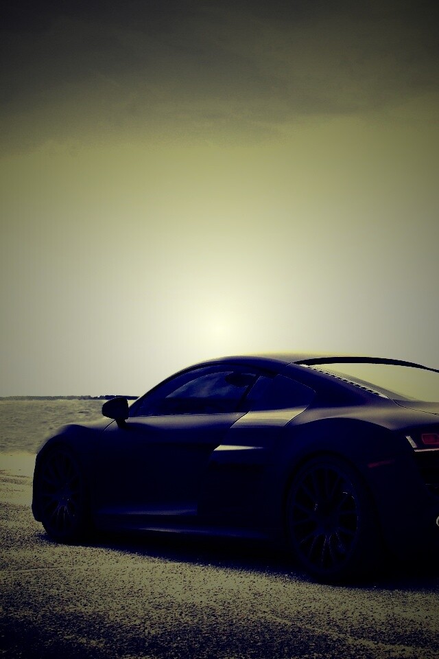 Черный ауди ТТ обои