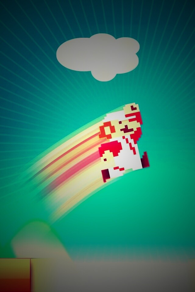 Прыжок Марио обои