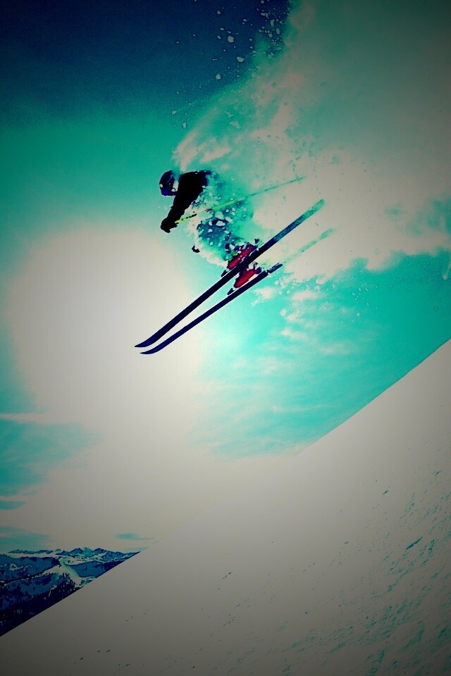 Горнолыжник обои
