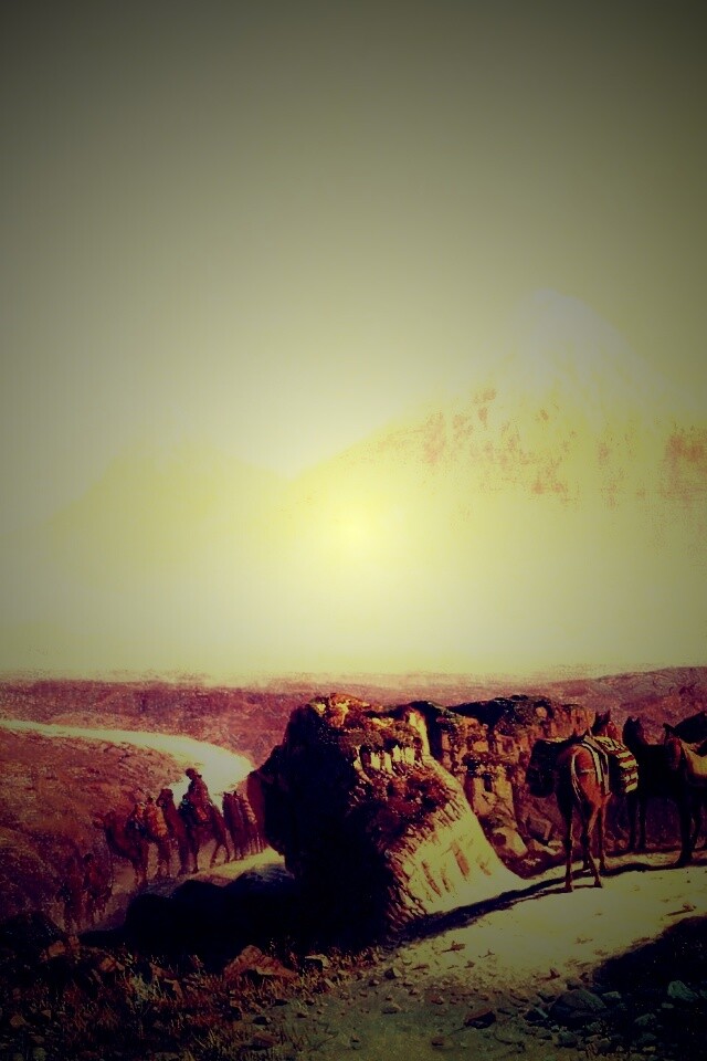 Картина "Вид на Арарат" обои