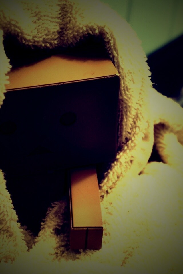 Yotsubato Danbo в полотенце обои