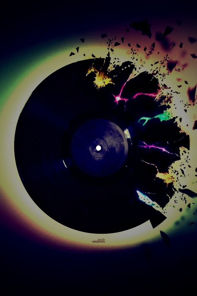 Разрывающийся винил обои