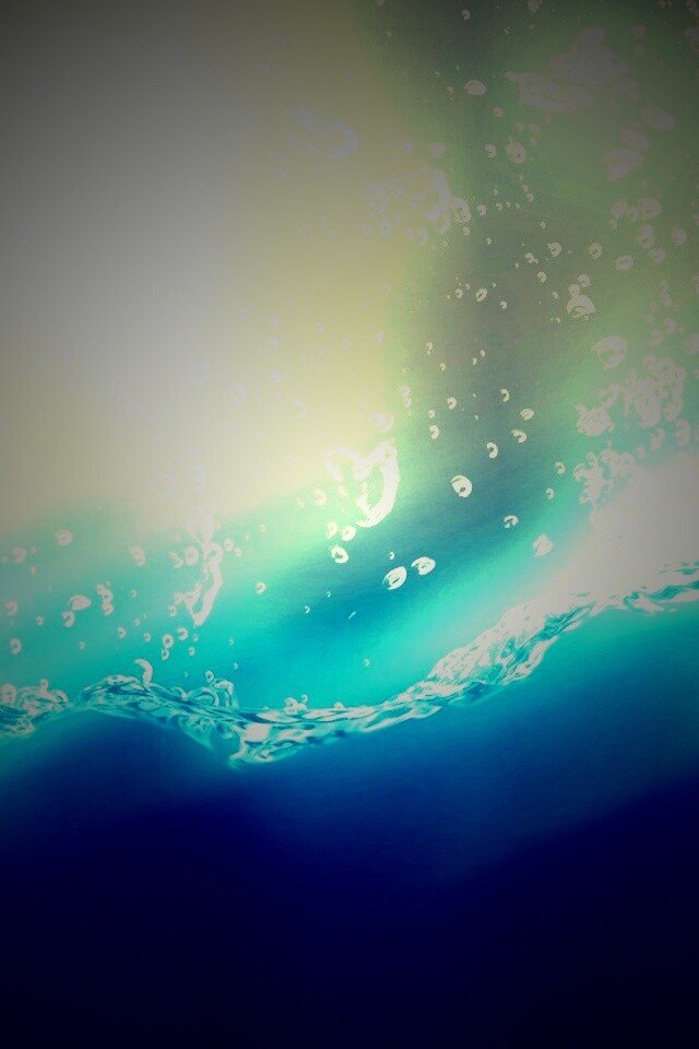 Пузырьки в воде обои