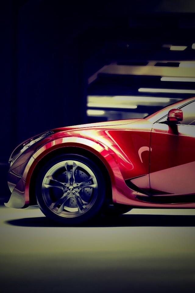 Красный концепт обои