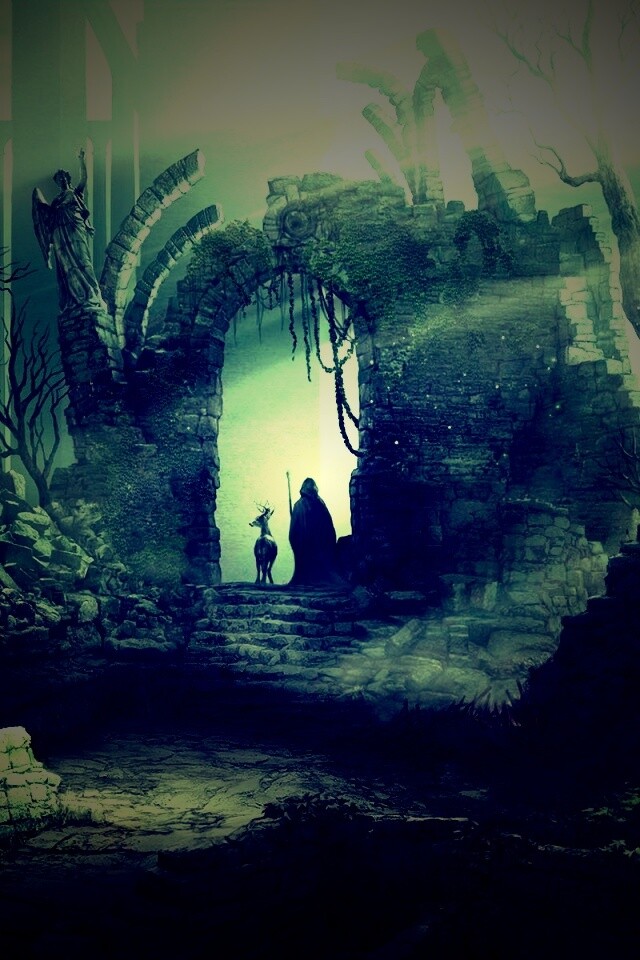 Маг в руинах обои