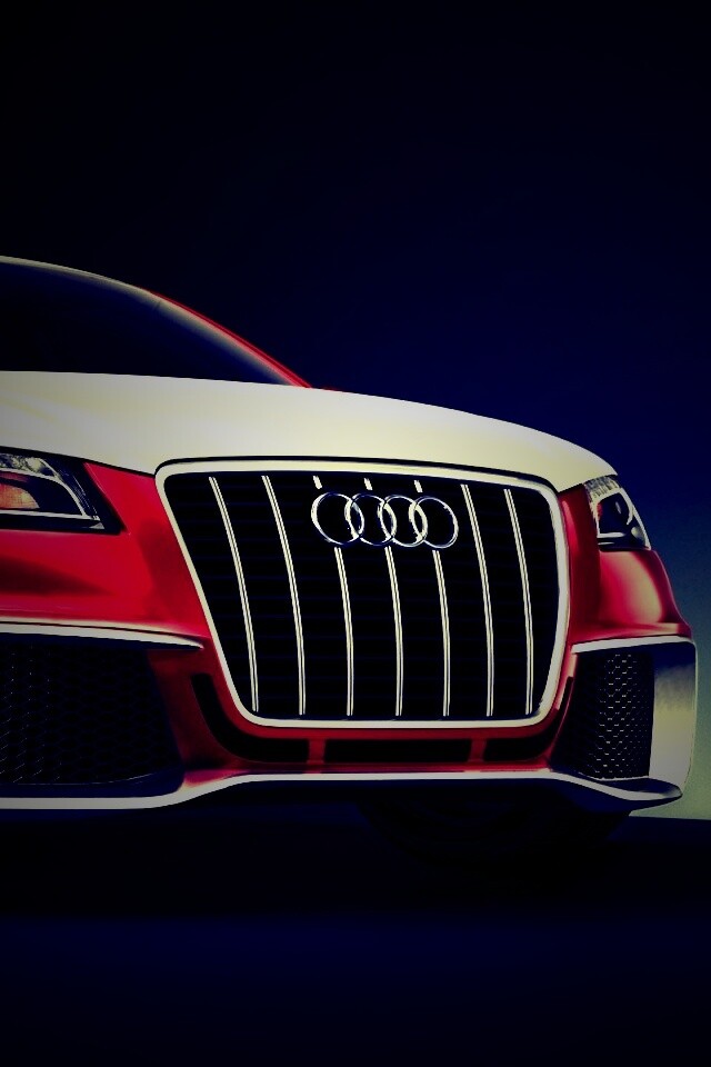 Красный Ауди обои