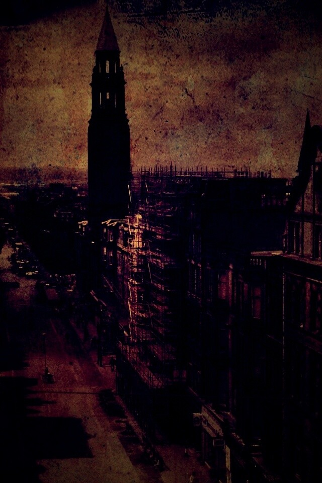 Старинное фото города обои