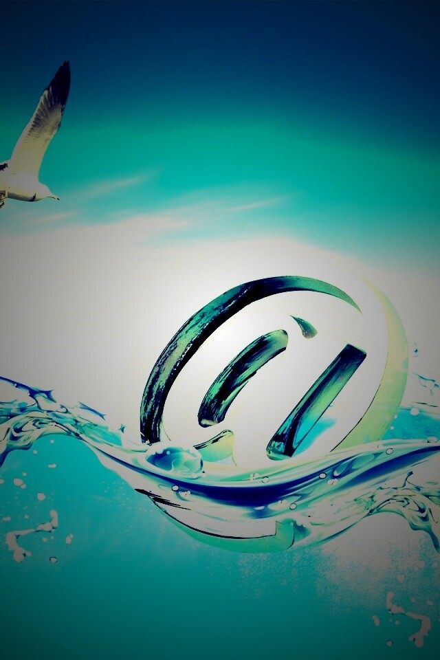 Собака тонет обои