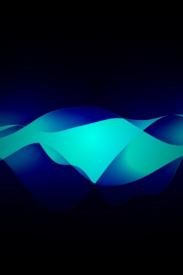 Синии волны обои