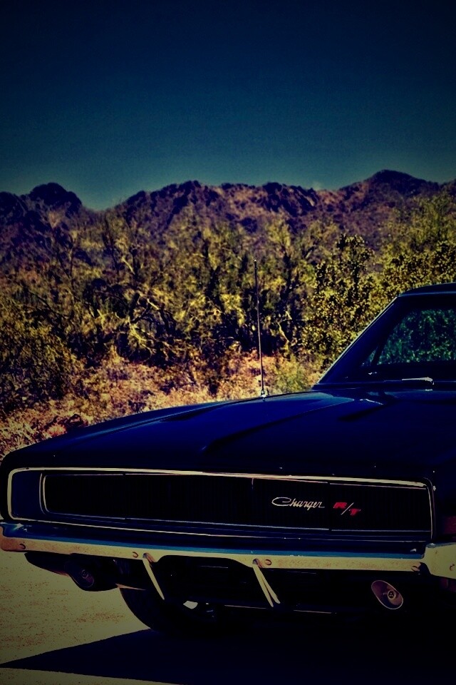 Черный Додж обои