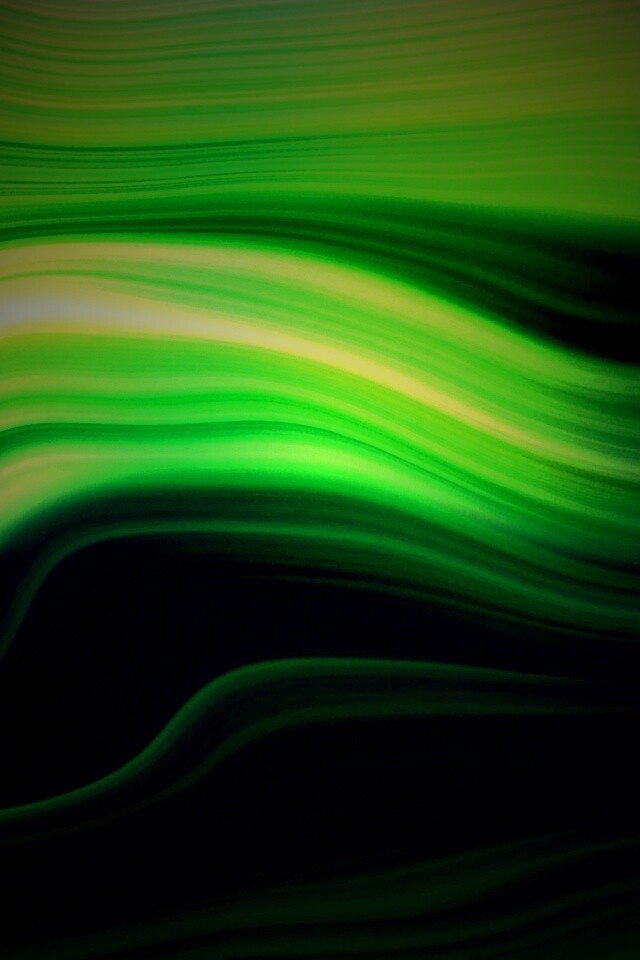 Зеленые волны обои