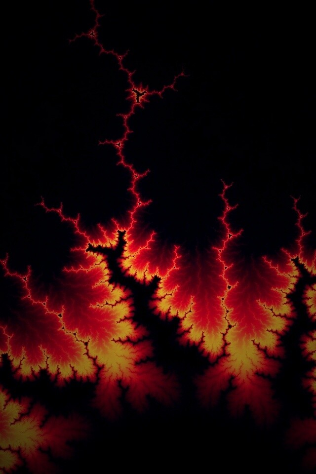 Огненные молнии обои