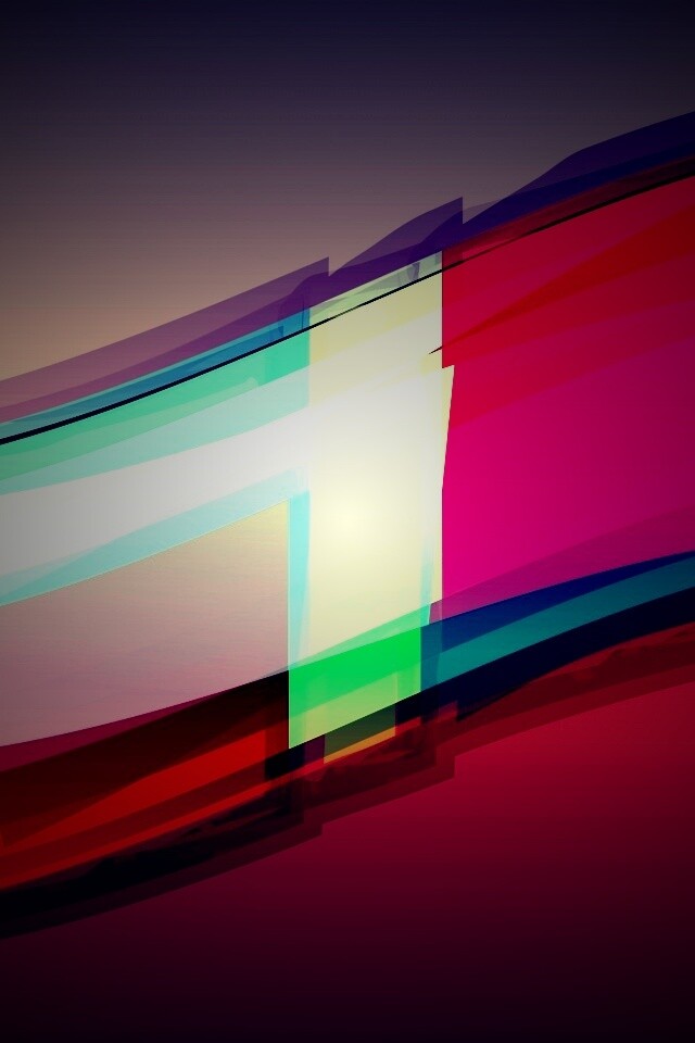 Волна из прозрасных цветных пластин обои