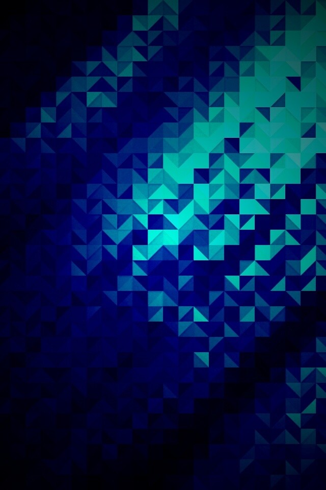 Синий квадратный узор обои