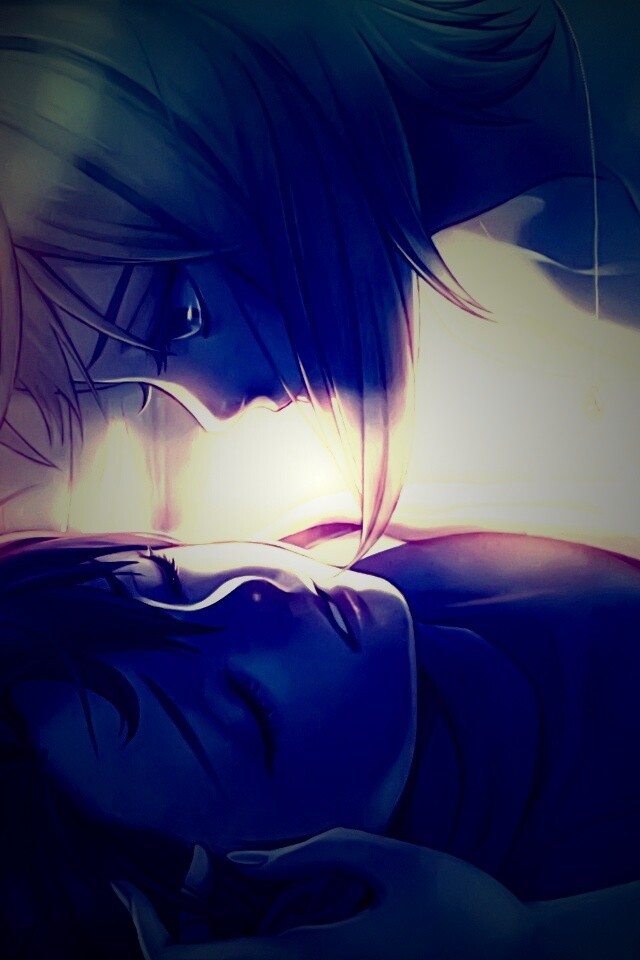 За секунду до поцелуя обои