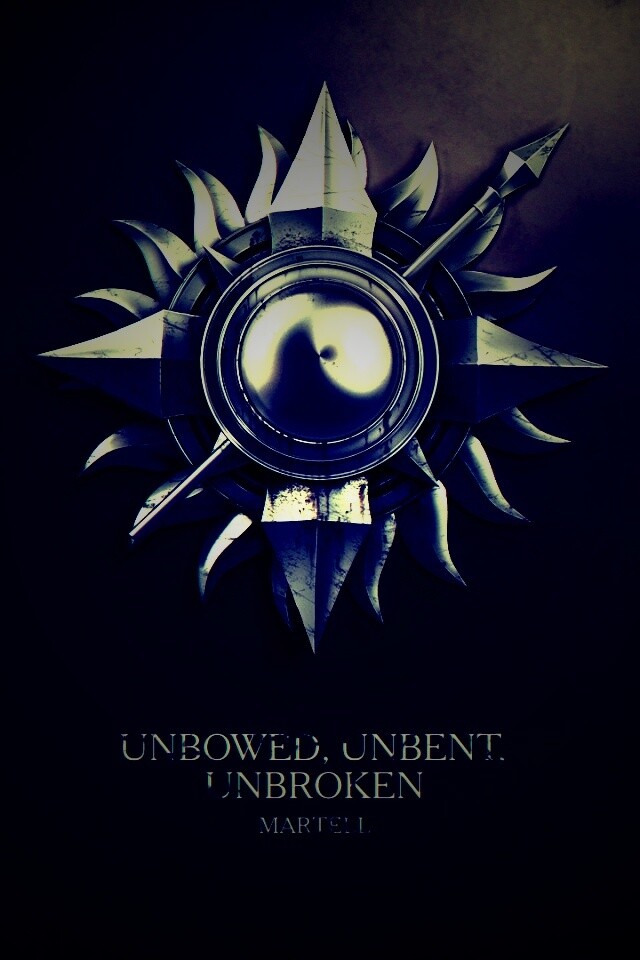 Металлический герб дома Мартелл обои