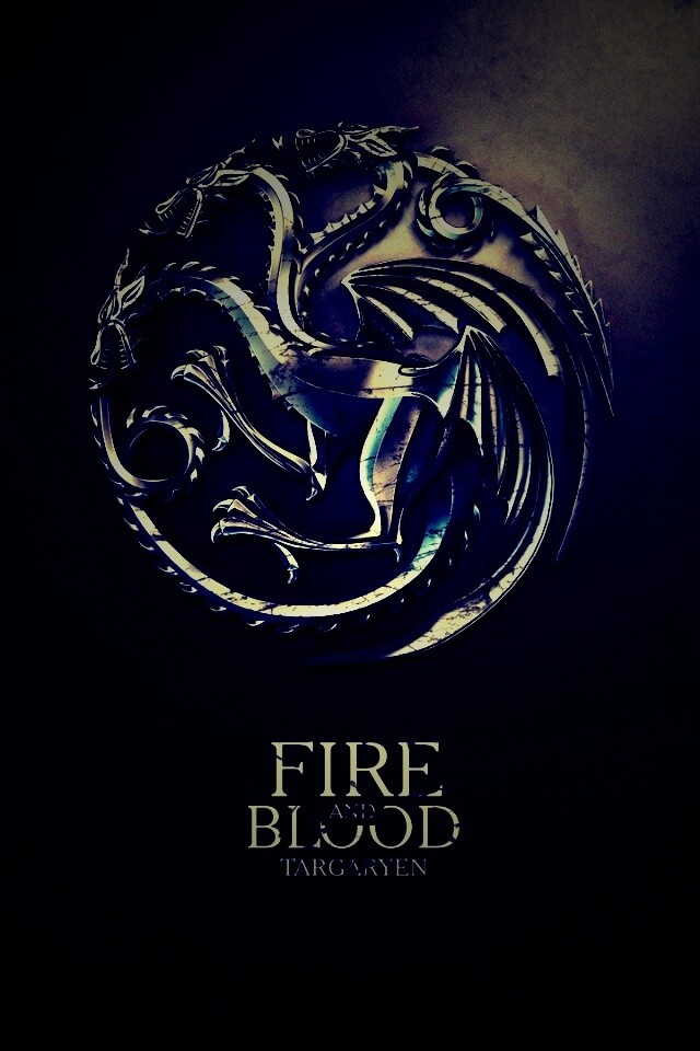 Металлический герб дома Таргариен обои