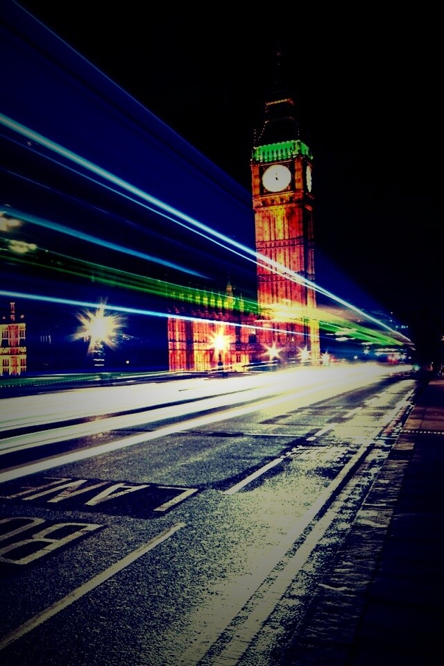 Ночной лондон обои