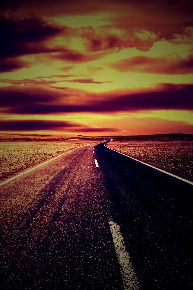 Дорого к горизонту обои