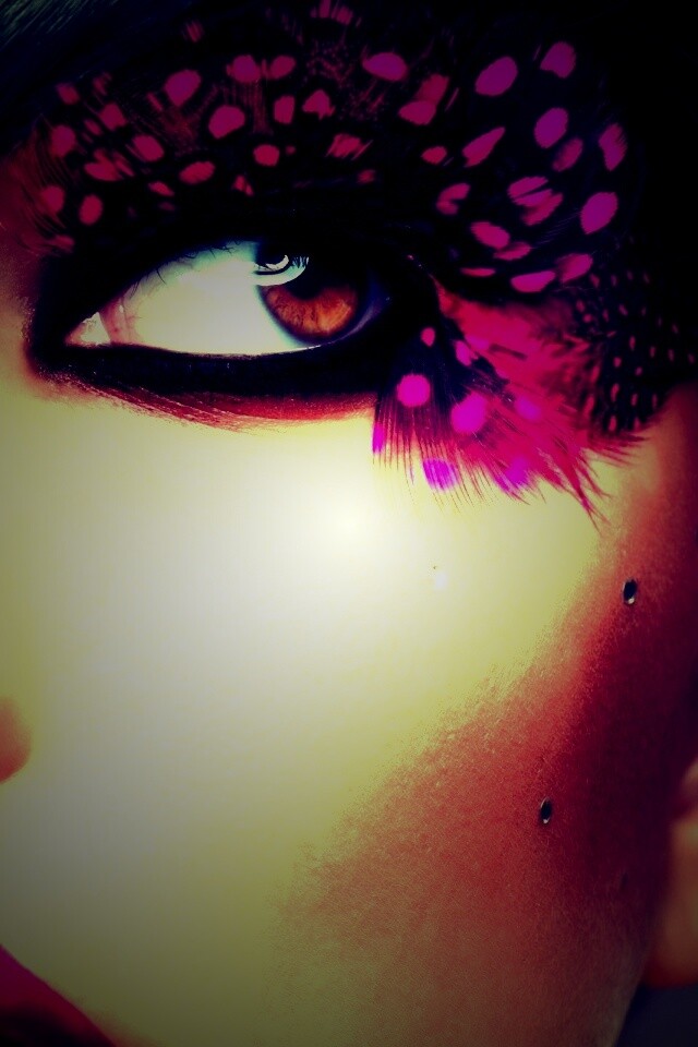 Макияж крупным планом обои