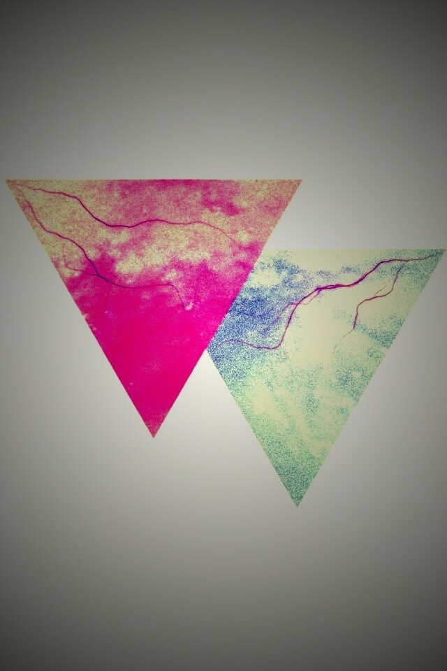 Минималистичные треугольники обои