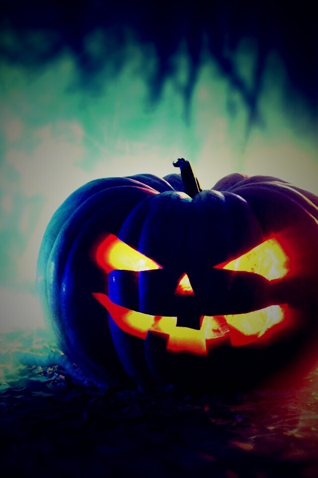 Хэллоуинская тыква обои