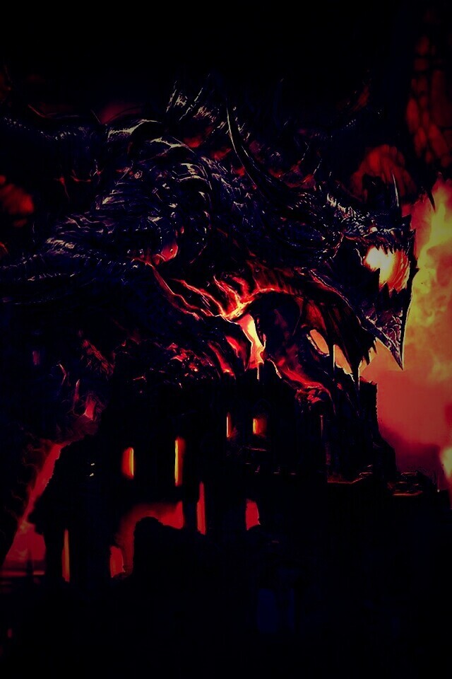 Огромный дракон обои